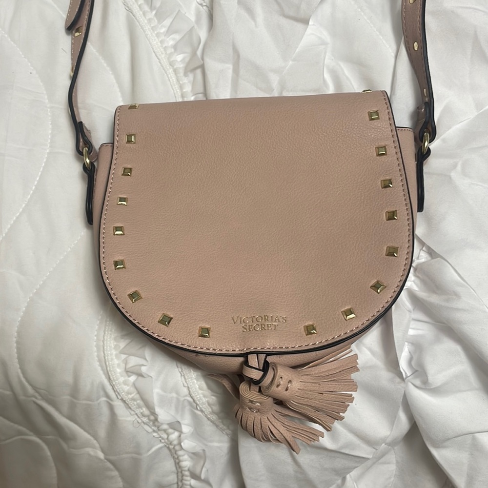 Light pink Victoria secret crossbody purse
